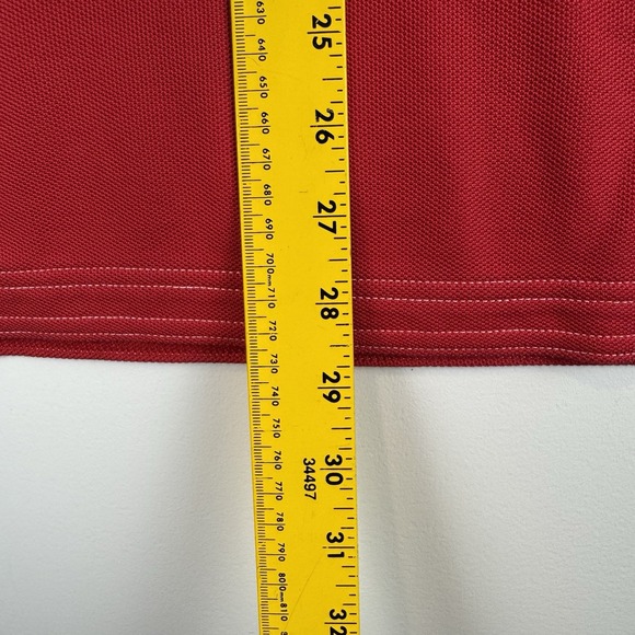 Tommy Bahama Men's MLB Washington Nationals Golf Athletic Polo Red Men's Size L - Picture 6 of 8